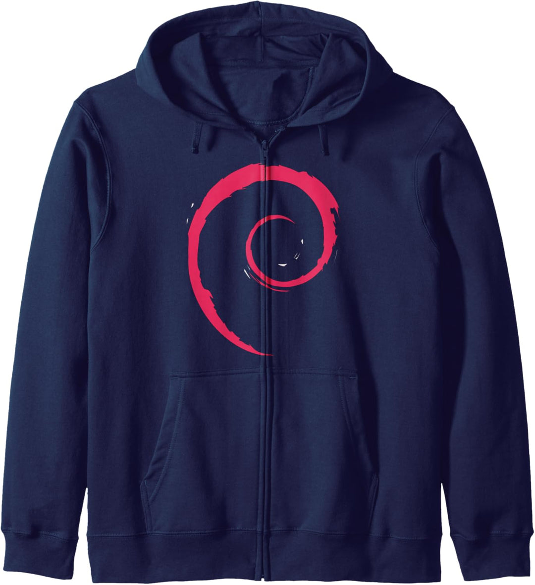 Cooles T-Shirt – Debian Spiral Minimalist Tee Kapuzenjacke