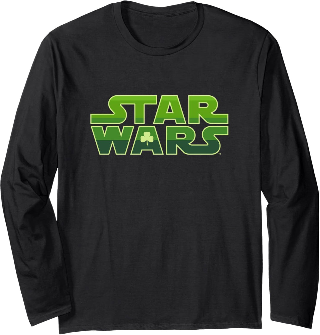 Star Wars St. Patrick's Day Logo Langarmshirt