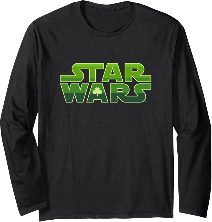 Star Wars St. Patrick's Day Logo Langarmshirt