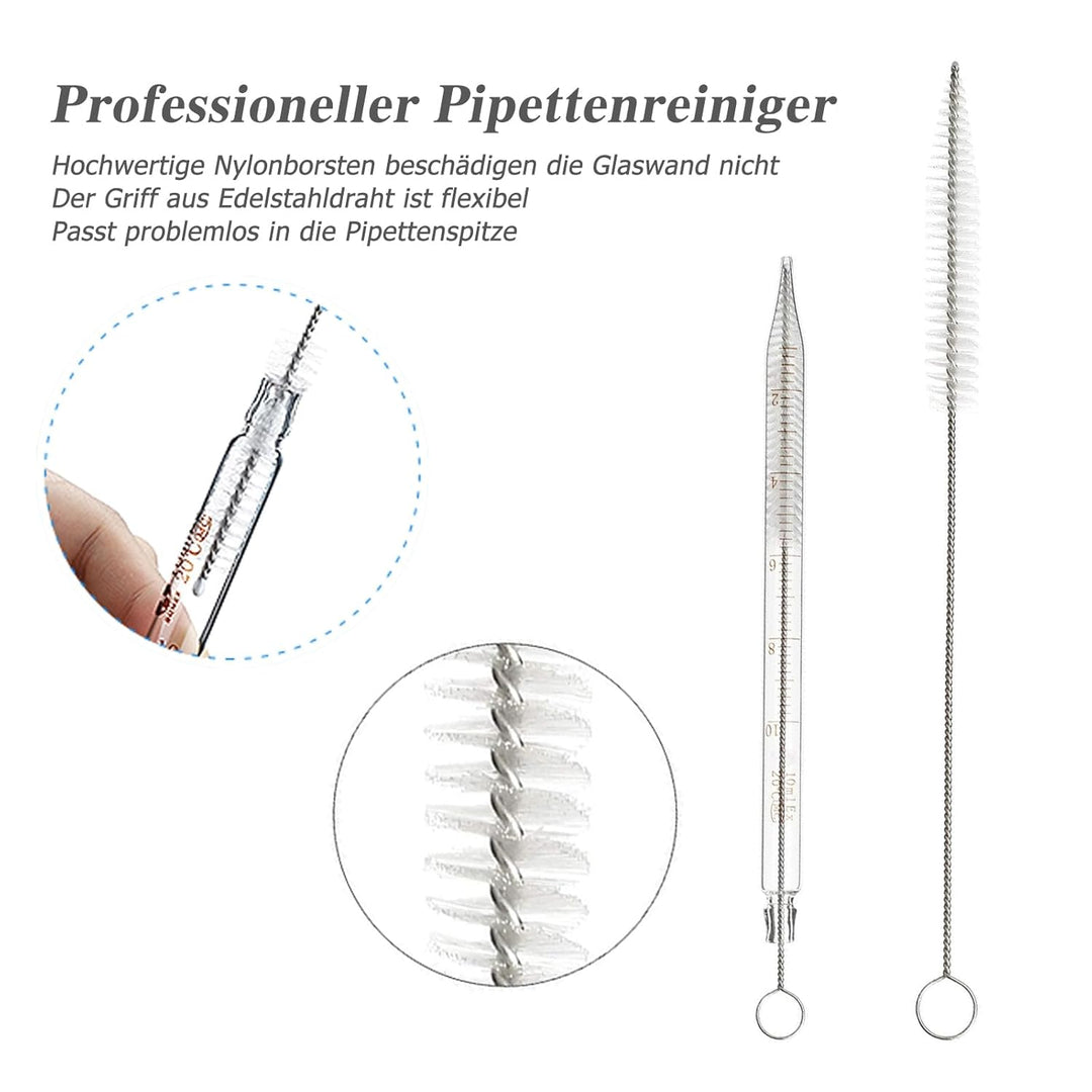 4 Stück 10ml Glass Skala Graduated Tropfer Droppers Tropfenzähler Lab Pipettes Dropper Liquid Pipett