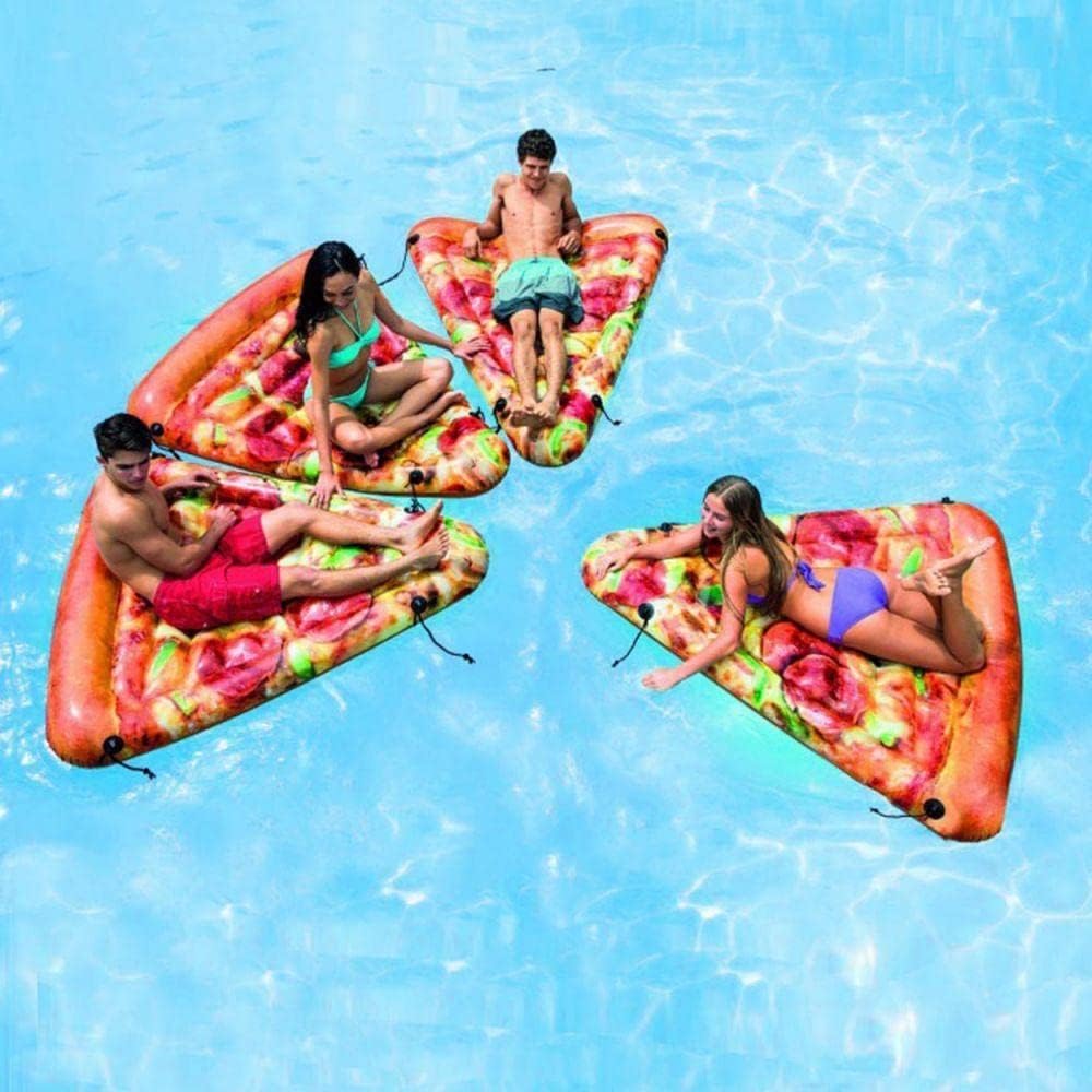 Intex 58752 Lounge ''Pizza Slice'', 160 x 137 cm Single, Single