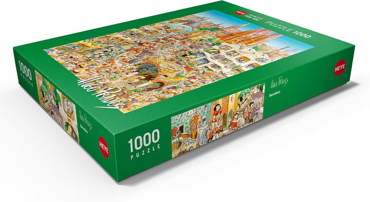 Barcelona - Hugo Prades - Premium 1000 Teile Puzzle - MyPuzzle Sonderkollektion von Heye Puzzle, 100