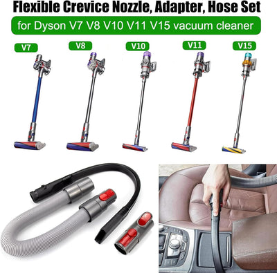 Flexible Fugendüse + Adapter + Schlauch Kit für Dyson v15 V8 V10 V7 V11 Staubsauger