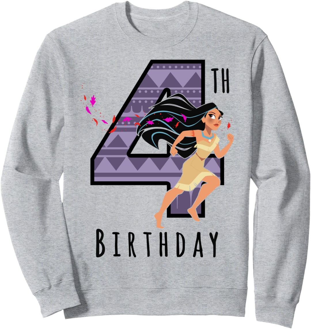 Disney Pocahontas Fourth Birthday Portrait Sweatshirt