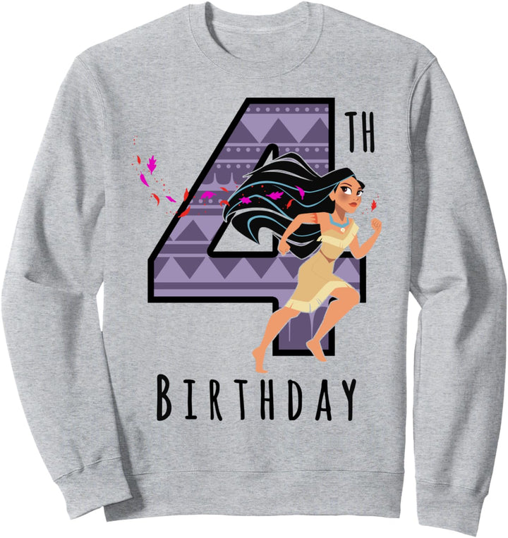 Disney Pocahontas Fourth Birthday Portrait Sweatshirt