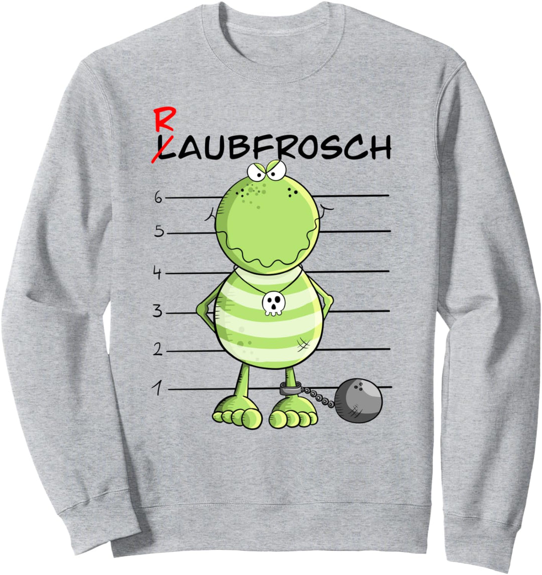 Frosch Wortspiel I Fun Statement Frosch I Sweatshirt