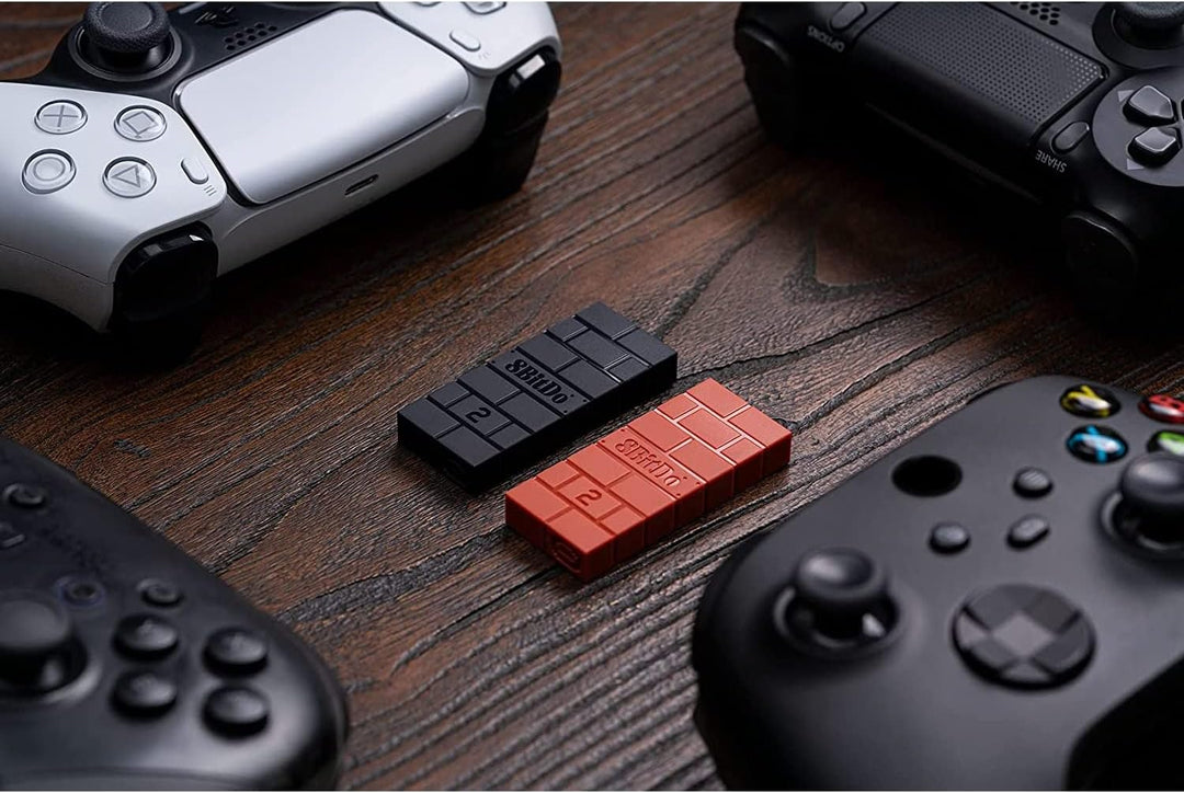 Mcbazel 8Bitdo USB Wireless Adapter 2 mit OTG Adapter Zubehör für Switch OLED/Switch, Windows, Mac &amp;