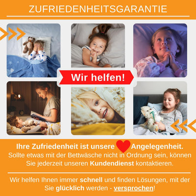 Aminata kids Biber Bettwäsche 135x200 Pferd Pferde-Tier-Motiv Mädchen Kinder-Wende-Bettwäsche-Set Ba