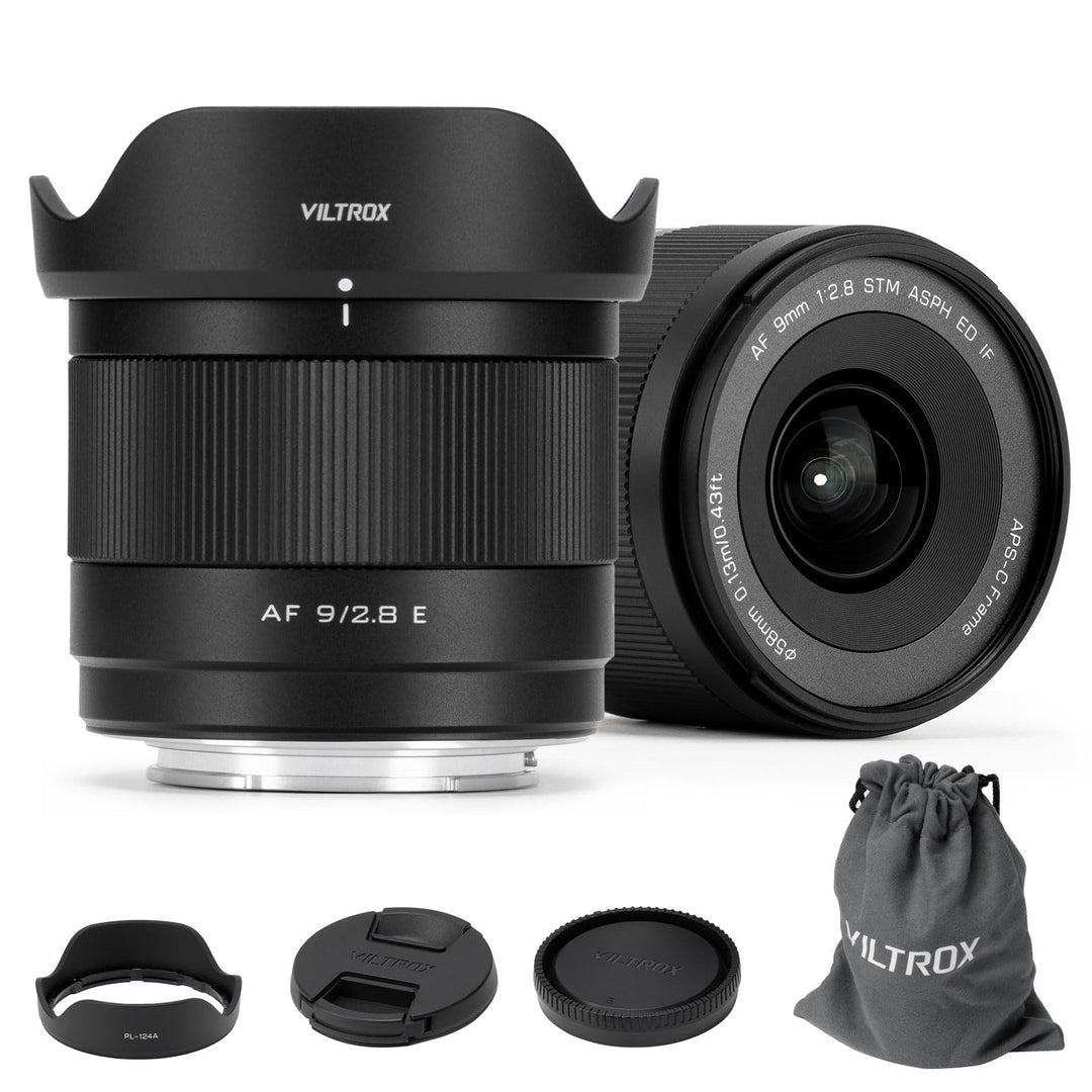 VILTROX 9mm F2.8 E Air AF E-Mount APS-C Ultra-Weitwinkel-Autofokus-Festbrennweitenobjektiv für Sony