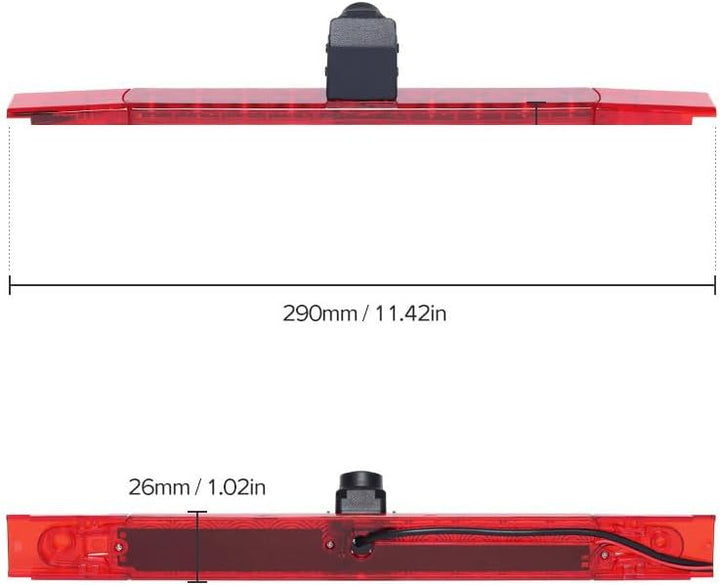 Drittes Bremsleuchte Kamera Bremslicht Einparkkamera Rückfahrkamera for FIAT Ducato aus 2024/Hella 2