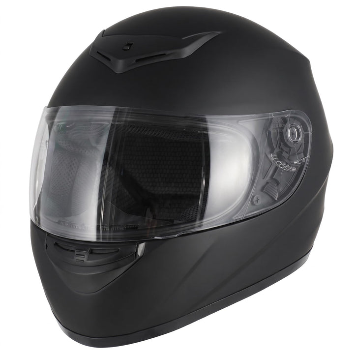 Favoto Motorradhelm Integralhelme für Erwachsene Vollvisierhelm Mopedhelm für Herren Damen Atmungsak