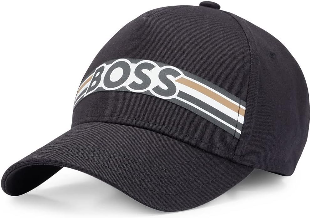 BOSS Men's Sky-Iconic Cap, Black1, ONESI