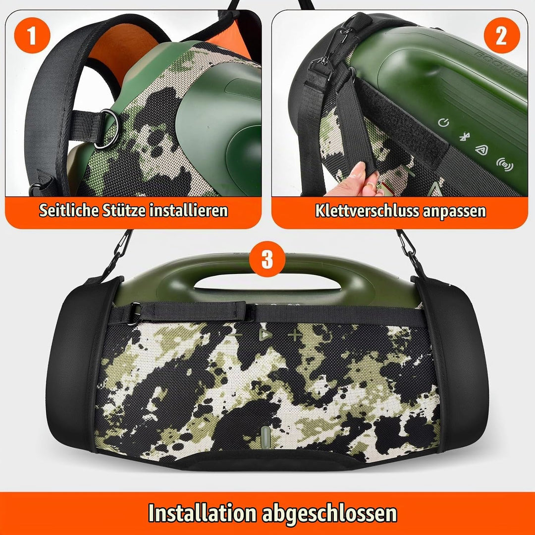Gurt für JBL Boombox 4, Schultergurt für Bluetooth-Lautsprecher, rutschfeste Tragegurte für tragbare