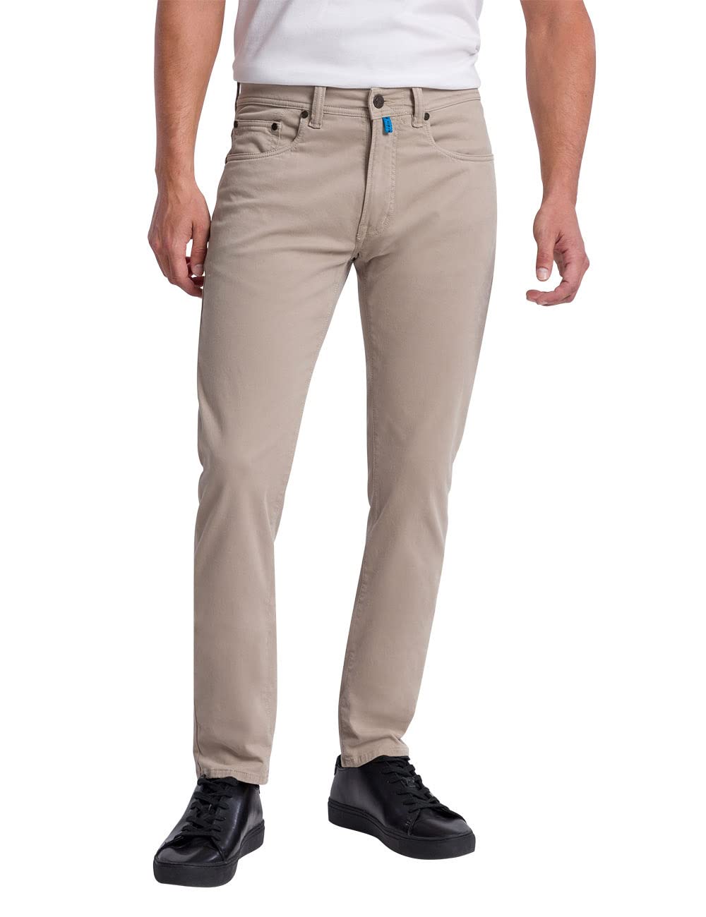 Pierre Cardin Herren 5 Pocket Stoffhose 34W / 36L Vintage Khaki, 34W / 36L Vintage Khaki