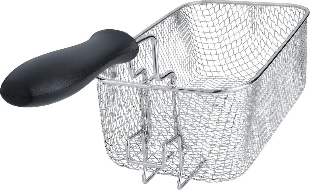 Steba DF 180 Edelstahl Fritteuse, Profi-Heizsystem, 3 L Metallic
