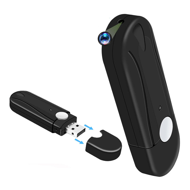 Tragbare Kamera HD 1080P, Tragbare Kleine Kamera innen und Outdoor, Micro Bodycamera für Full-HD-Vid