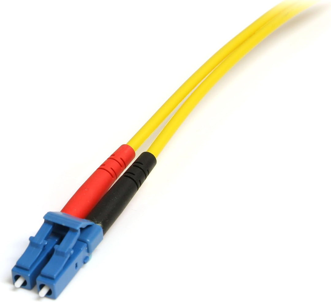 StarTech.com 10m Single Mode 9/125 Duplex LSZH LC auf SC OS1 LWL / Glasfaser-Netzwerkkabel, Gelb 30