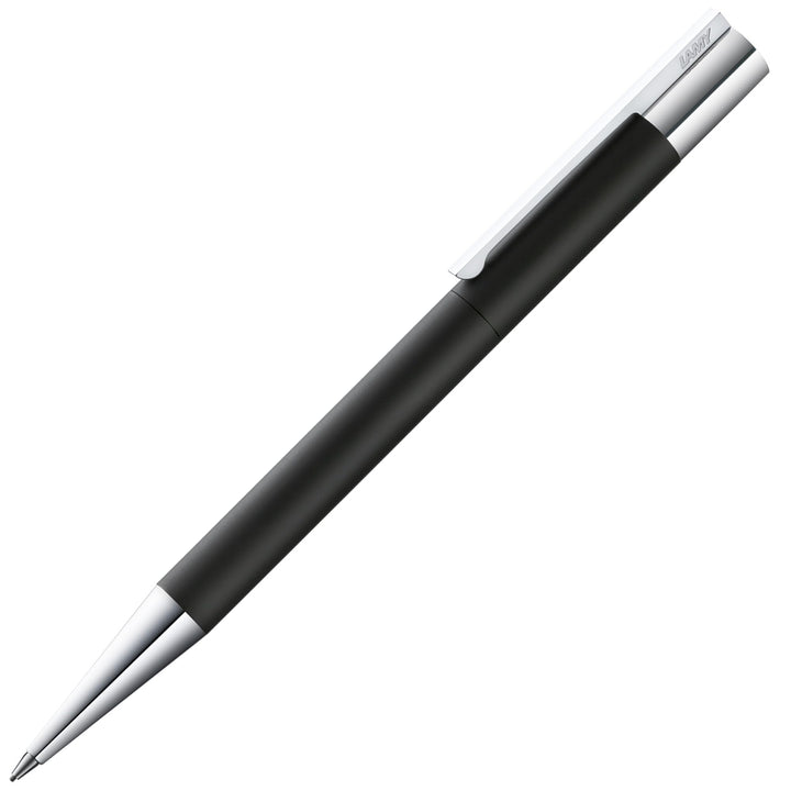 LAMY scala Drehbleistift 180 – Bleistift aus Edelstahl in der Farbe Schwarz, strichmattiert mit Dreh