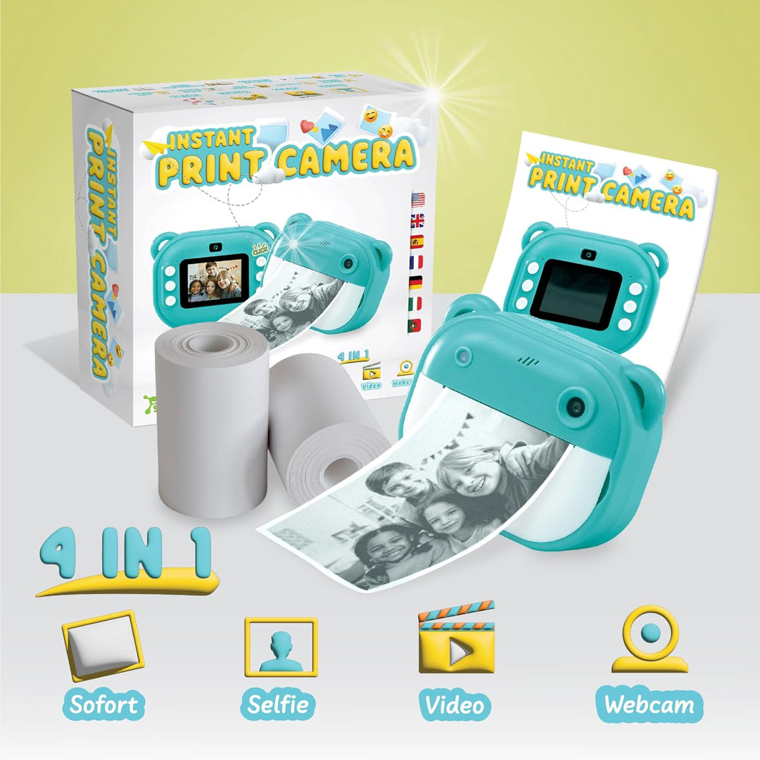 Science4you Kids Camera Instant Print – Capture Memories with This Polaroid Camera, Digital Camera f