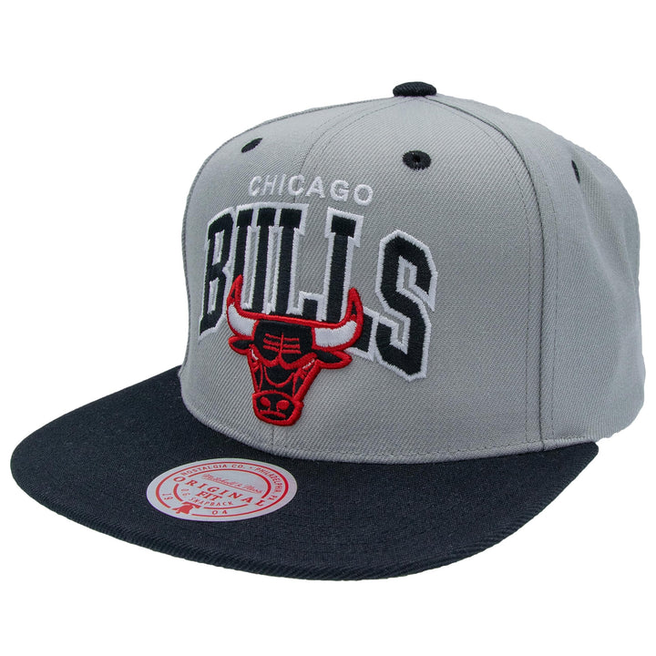 Mitchell & Ness Team Arch NBA Snapback - Chicago Bulls, Grey/Black