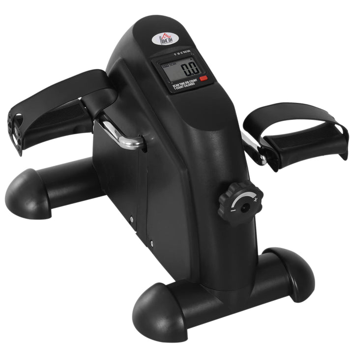 HOMCOM Mini Heimtrainer Arm-und Beintrainer Pedaltrainer für Senioren mit LCD-Display verstellbarer
