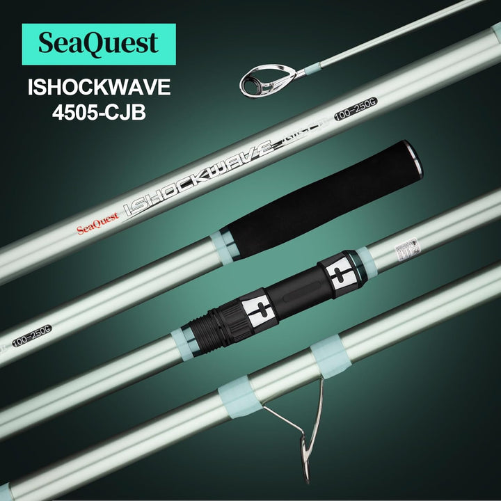 Seaquest Surf Fishing Rod Carbon Surf Cast Rod ISHOCKWAVE 4505-CJB 450CM SeaQuest, ISHOCKWAVE 4505-C