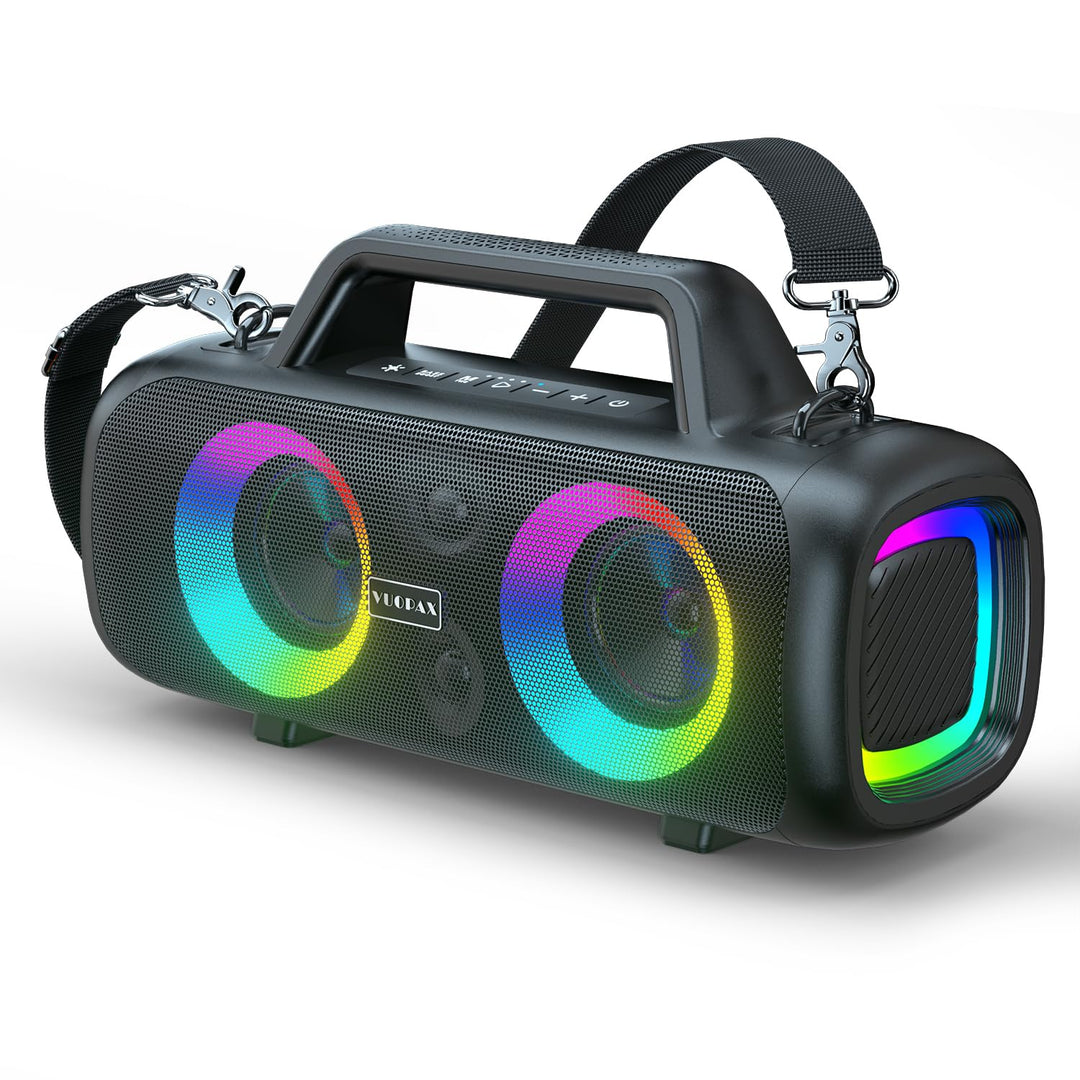 Portable Bluetooth Speaker Wireless,140W Peak Loud Sound with 2 Subwoofers & Bass Boost, IP65 Waterp