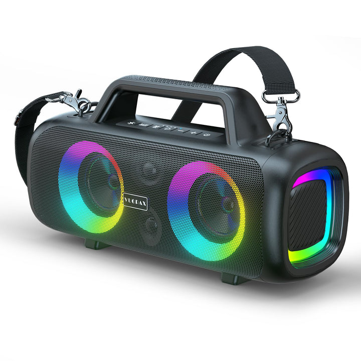 Portable Bluetooth Speaker Wireless,140W Peak Loud Sound with 2 Subwoofers & Bass Boost, IP65 Waterp