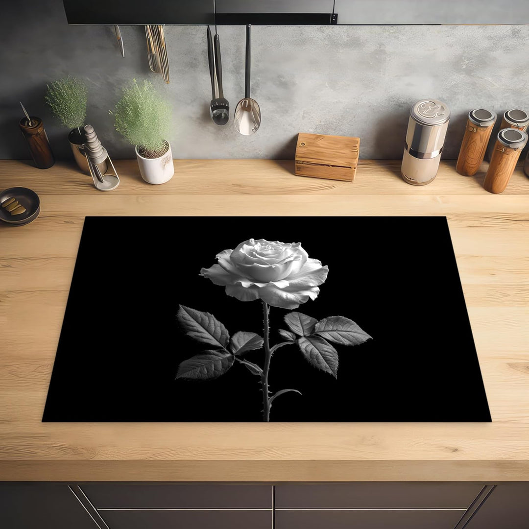 Herdabdeckplatte Einteilig Küche Herdabdeckung Induktionsfeld Ceranfeld Herdabdeckplatten Vinyl Matt