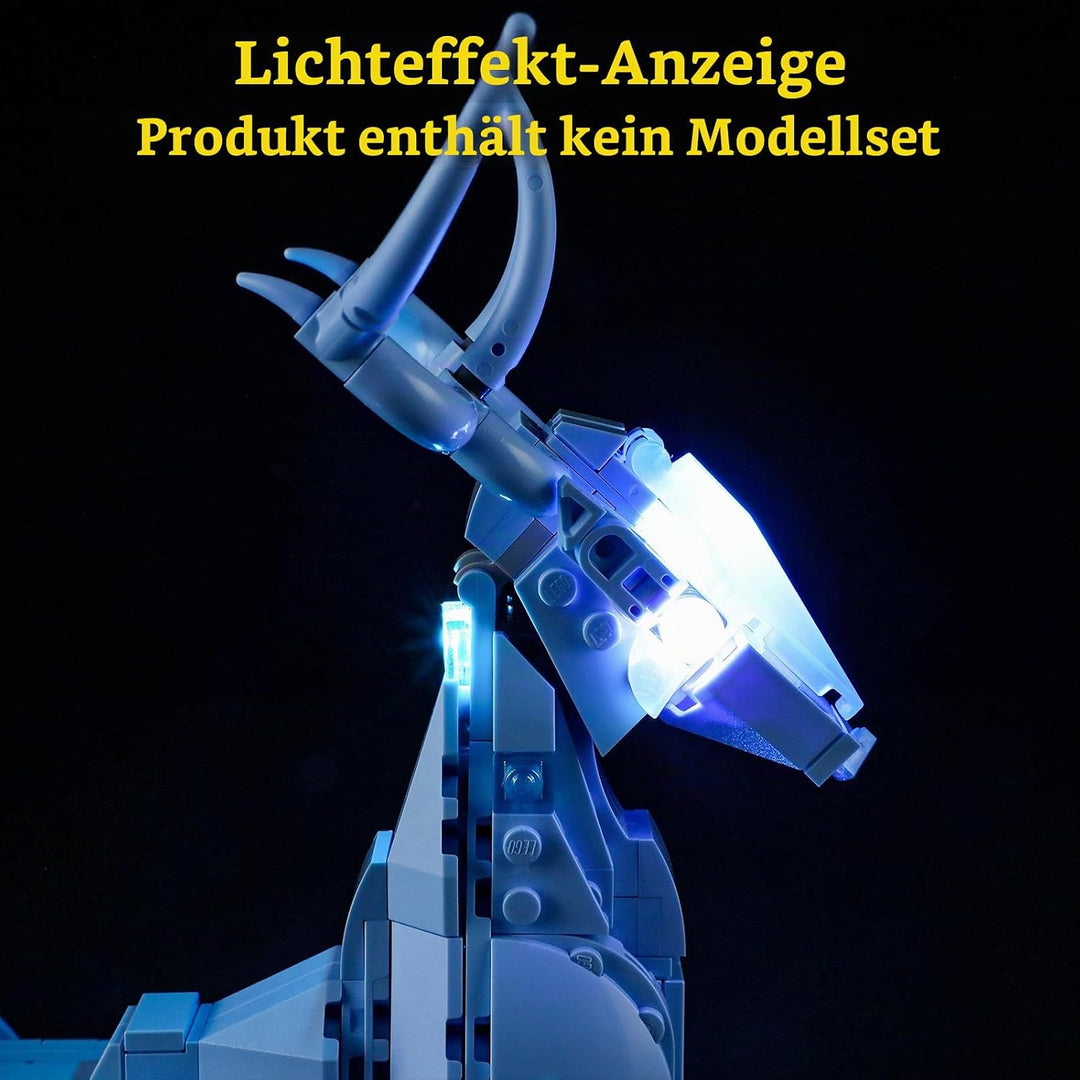 GEAMENT LED Licht-Set Kompatibel mit Lego Expecto Patronum - Beleuchtungsset für Harry Potter 76414