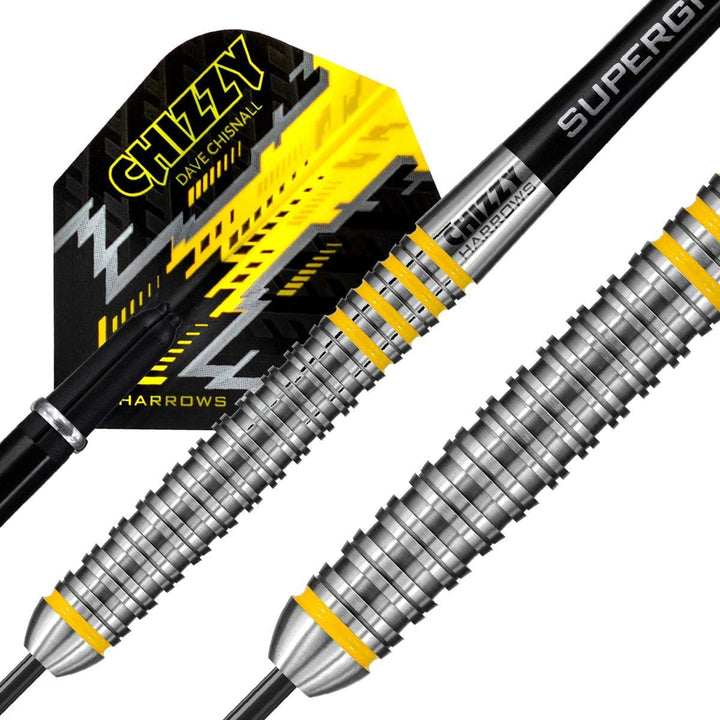 Harrows Steel Darts Dave Chisnall Chizzy 80% Tungsten Steeltip Dart Steeldart (25 Gr)
