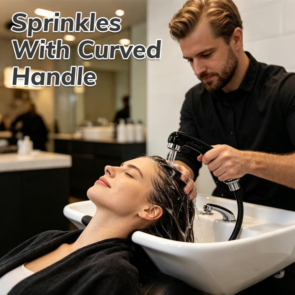 Duschkopf mit Schlauch, SGZIOO Handbrause für Waschbecken, Duschdüse mit Schlauch für Friseur Salon