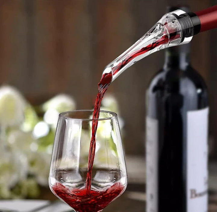 Smaier Korkenzieher Wein Set, Wein-Öffner,Korkenzieher Vakuumpumpe Luxus Flaschenöffner für Rotwein