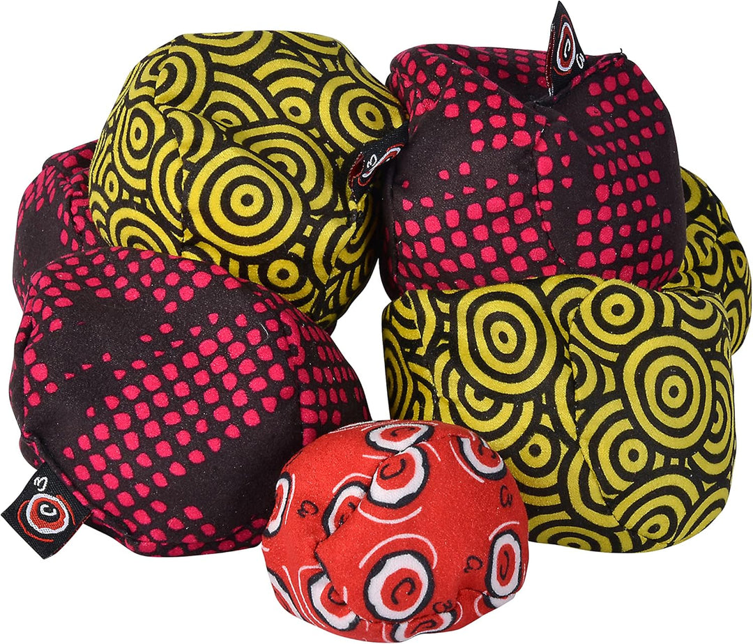 Zoch 601131500 - Crossboule c³ Set Beach - der ultimative Boule Spass mit flexiblen Bällen für drinn