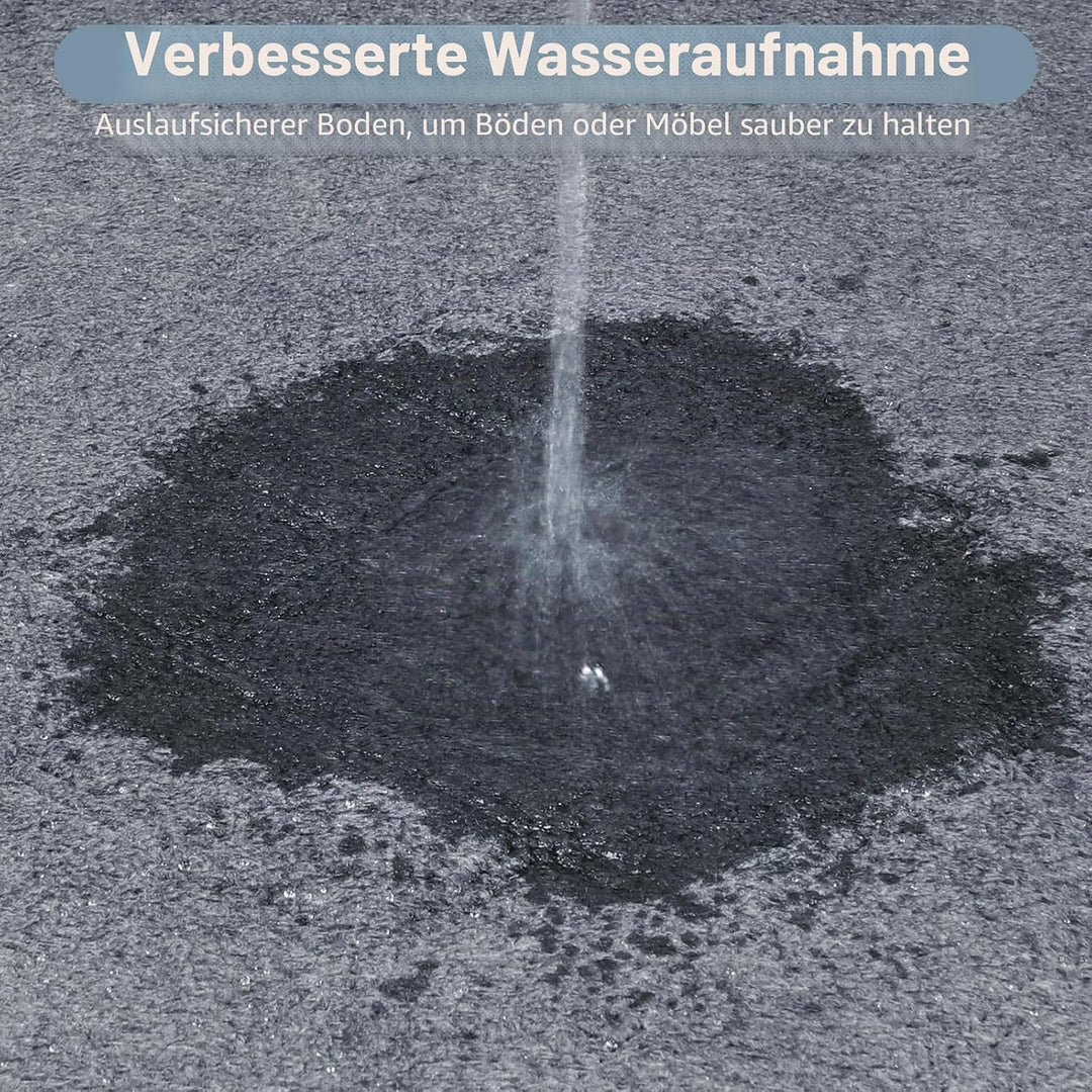 2PCS Waschbar Welpen Unterlagen Haustier, 70x100cm Schnell Absorbierend Haustier Hygieneunterlage, W
