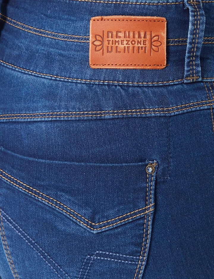 Timezone Damen Slim EnyaTZ Womenshape 26W / 32L Intense Blue Wash, 26W / 32L Intense Blue Wash