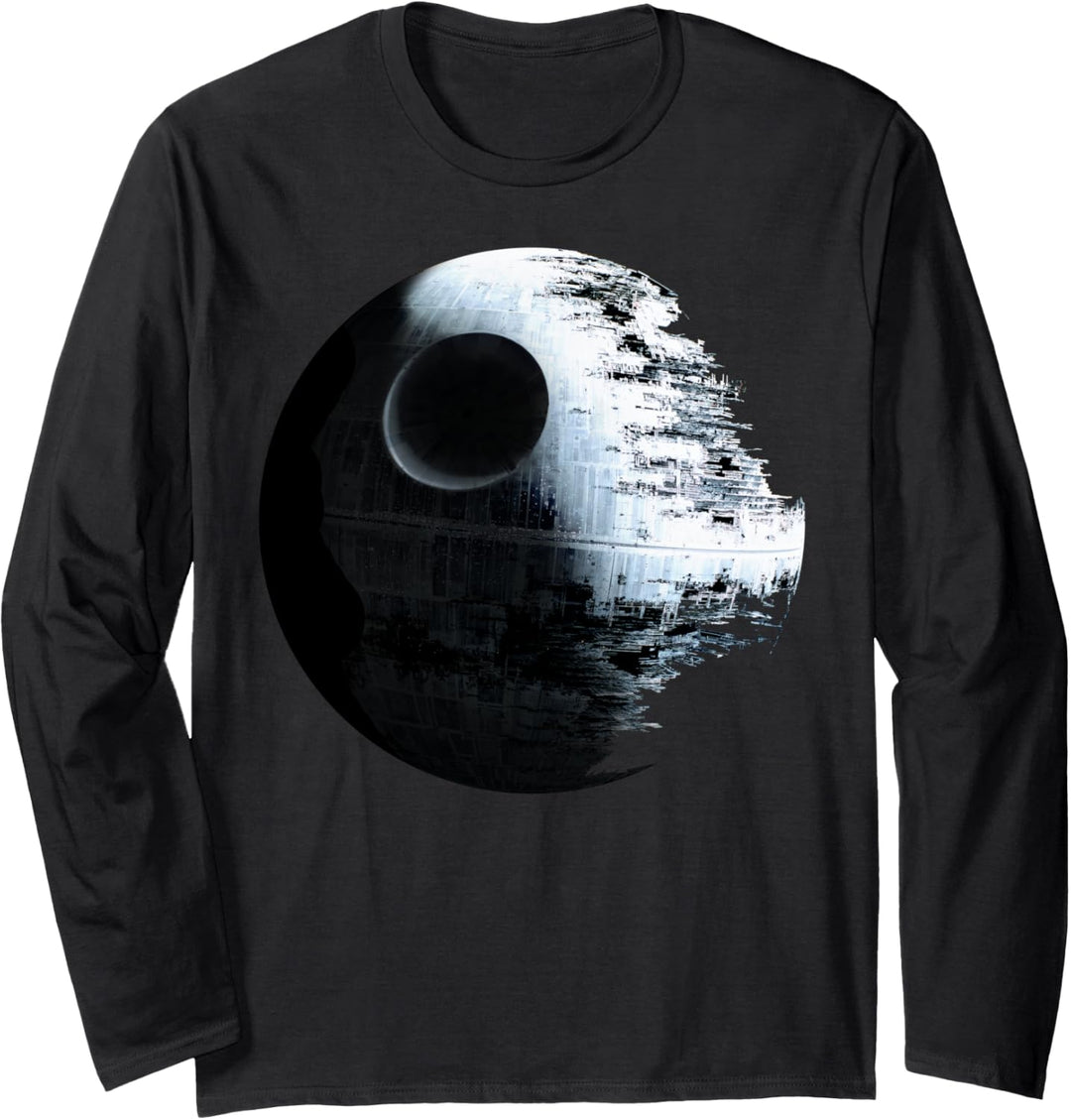 Star Wars Death Star Destroyed Photo Langarmshirt