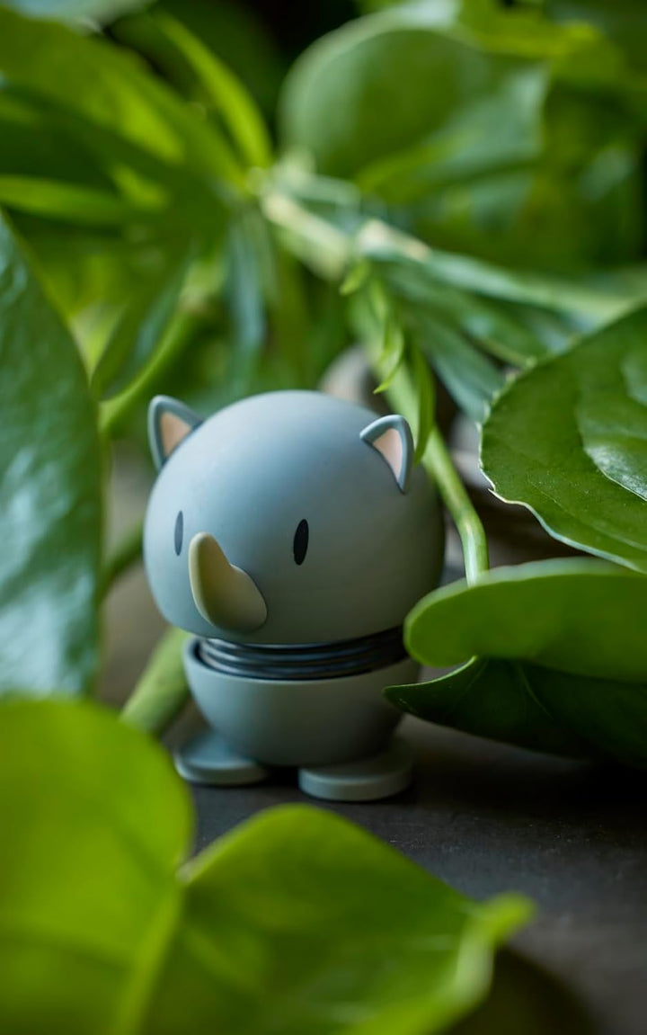 Hoptimist Soft Nashorn, Wackelfigur Skandinavisch, Wohnzimmer & Schreibtisch Deko, Büro Gadget, Toll