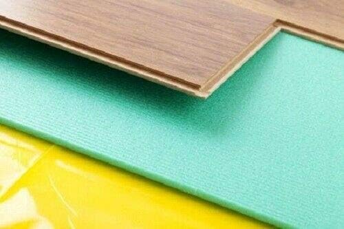 Trittschalldämung XPS 3mm 5mm - Dämung Grean Boden für Laminat - Bauplatten - Bodenunterlage - Unter