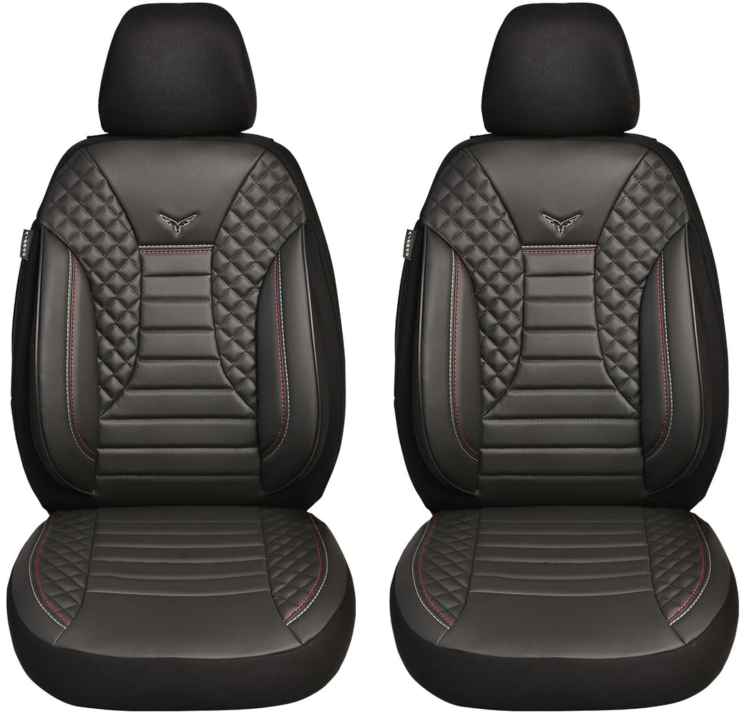 BREMER SITZBEZÜGE Mass Auto Schonbezüge kompatibel mit VW Touran 1 Fahrer & Beifahrer Set ab 2003-20