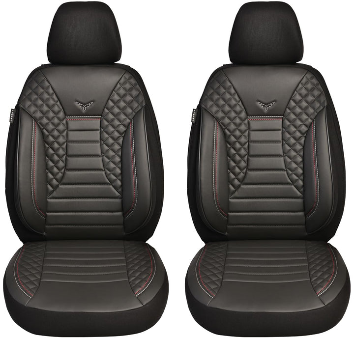 BREMER SITZBEZÜGE Mass Auto Schonbezüge kompatibel mit VW Touran 1 Fahrer & Beifahrer Set ab 2003-20