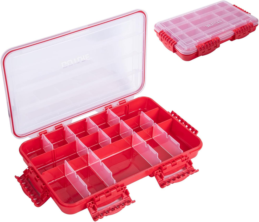 Goture Tacklebox,Kleinteilebox Angeln,Tackle Box Angeln,Köderbox,Angelbox kiste Koffer，Angelzubehör