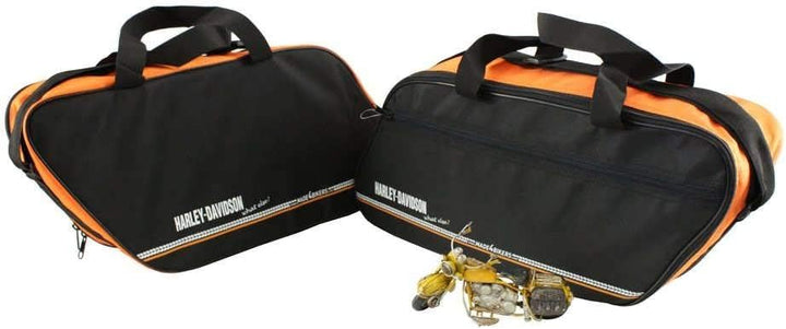 made4bikers: Bedruckte Koffer Innentaschen passend für Harley-Davidson Road King sowie Road-, Street