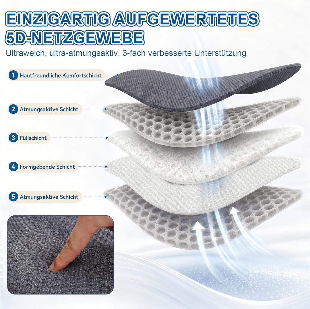 Poemland Luxus Dicke, volle Körper Badewannenkissen Mat &amp; Cushion für Badewanne Kopfstütze Hals Schu