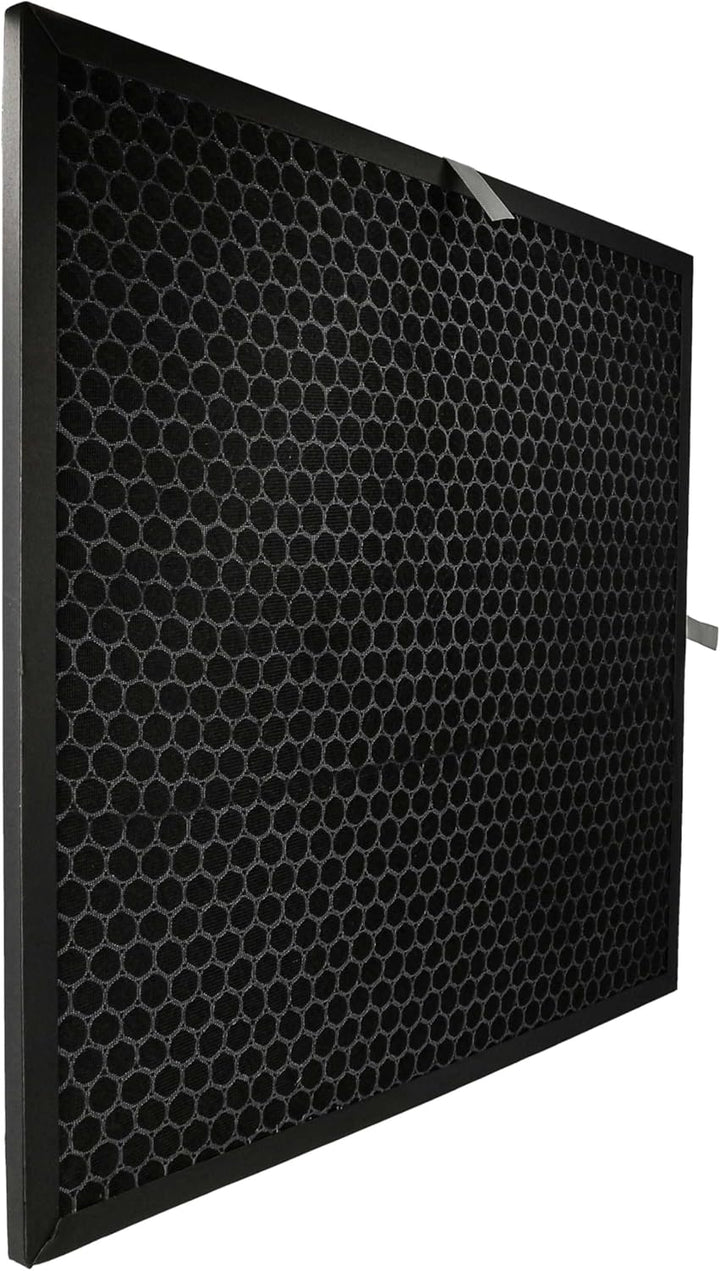 vhbw 2X Aktivkohlefilter kompatibel mit Lux Aeroguard 4 S Luftreiniger - Luftfilter Schwarz