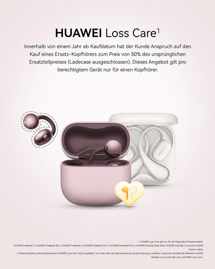 HUAWEI FreeArc Open-Ear-Kopfhörer, Bluetooth-Kopfhörer mit Sterling Sound, optimalen Halt und Komfor