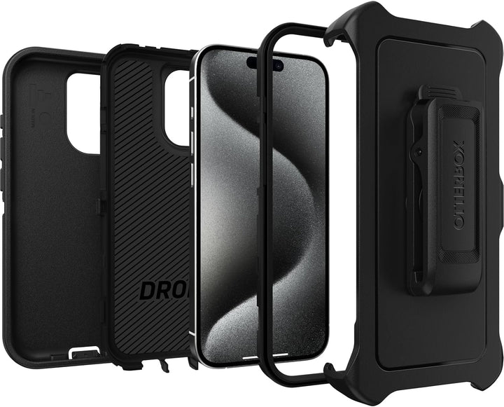 OtterBox Defender Hülle für iPhone 15 Pro, stossfest, sturzsicher, ultra-robust, schützende Hülle, 5
