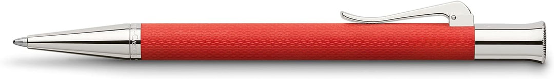 Graf von Faber-Castell 145266 Drehkugelschreiber Guilloche Indian Rot, Indian Rot