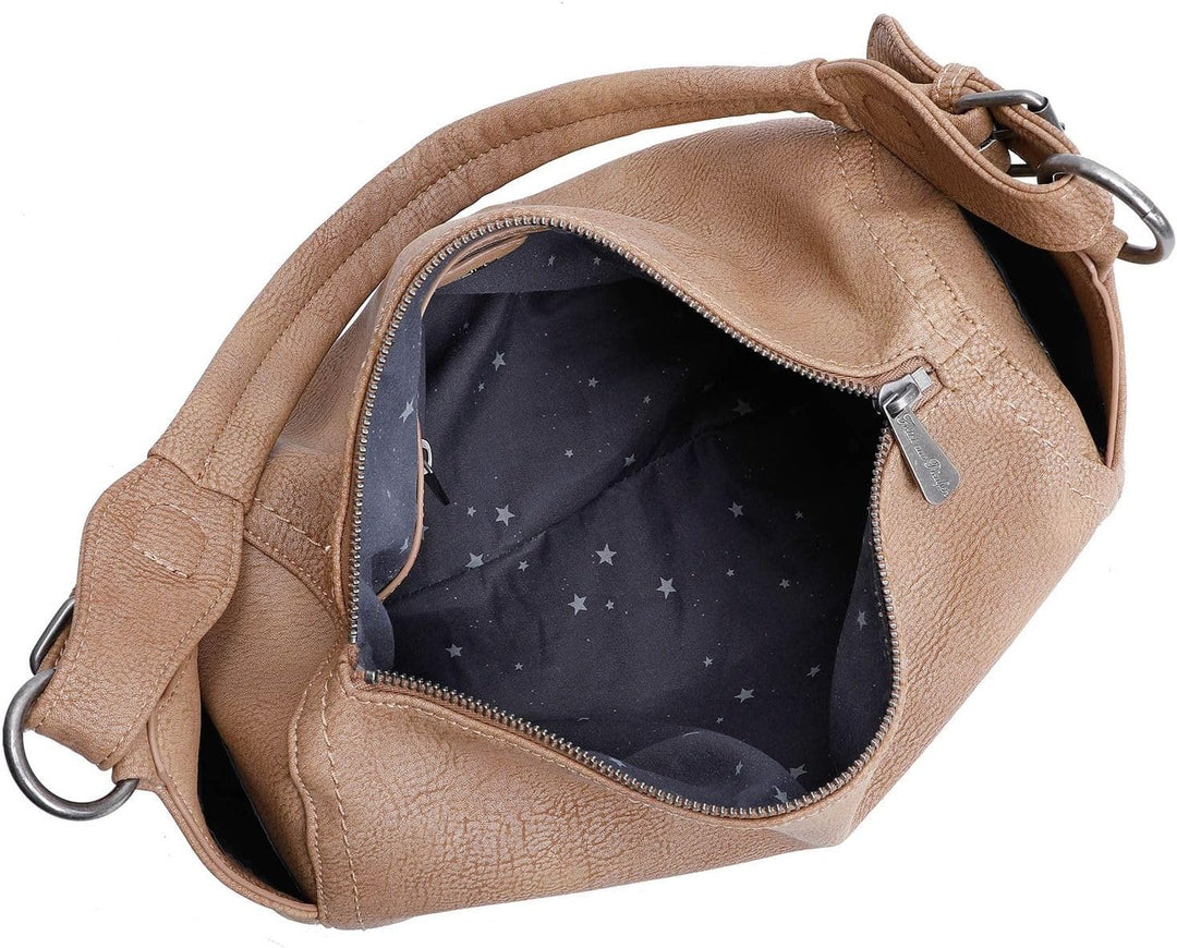 Fritzi aus Preussen Damen Drum01 Radix 55 Cognac Hobo