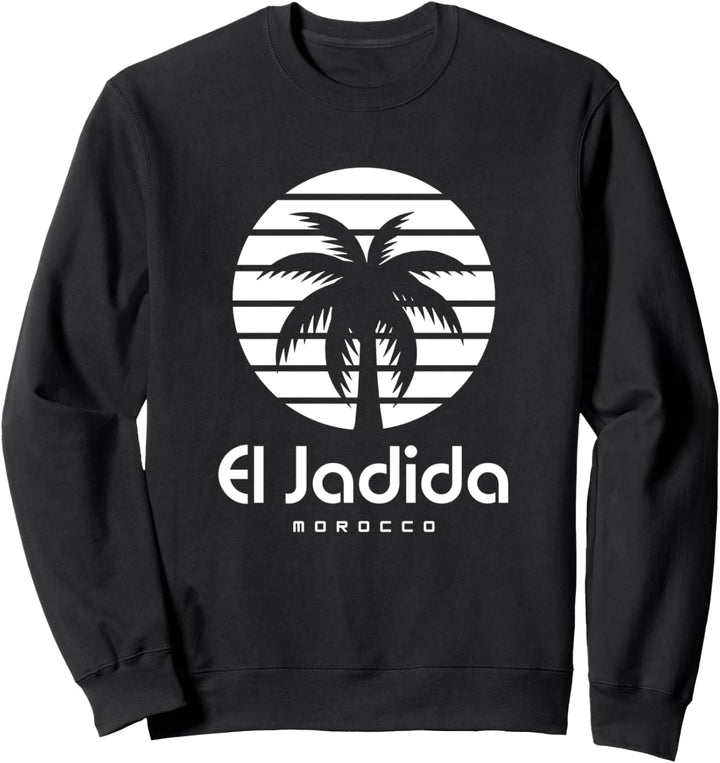 El Jadida Marokko Reise Urlaub Souvenir Beach Sweatshirt